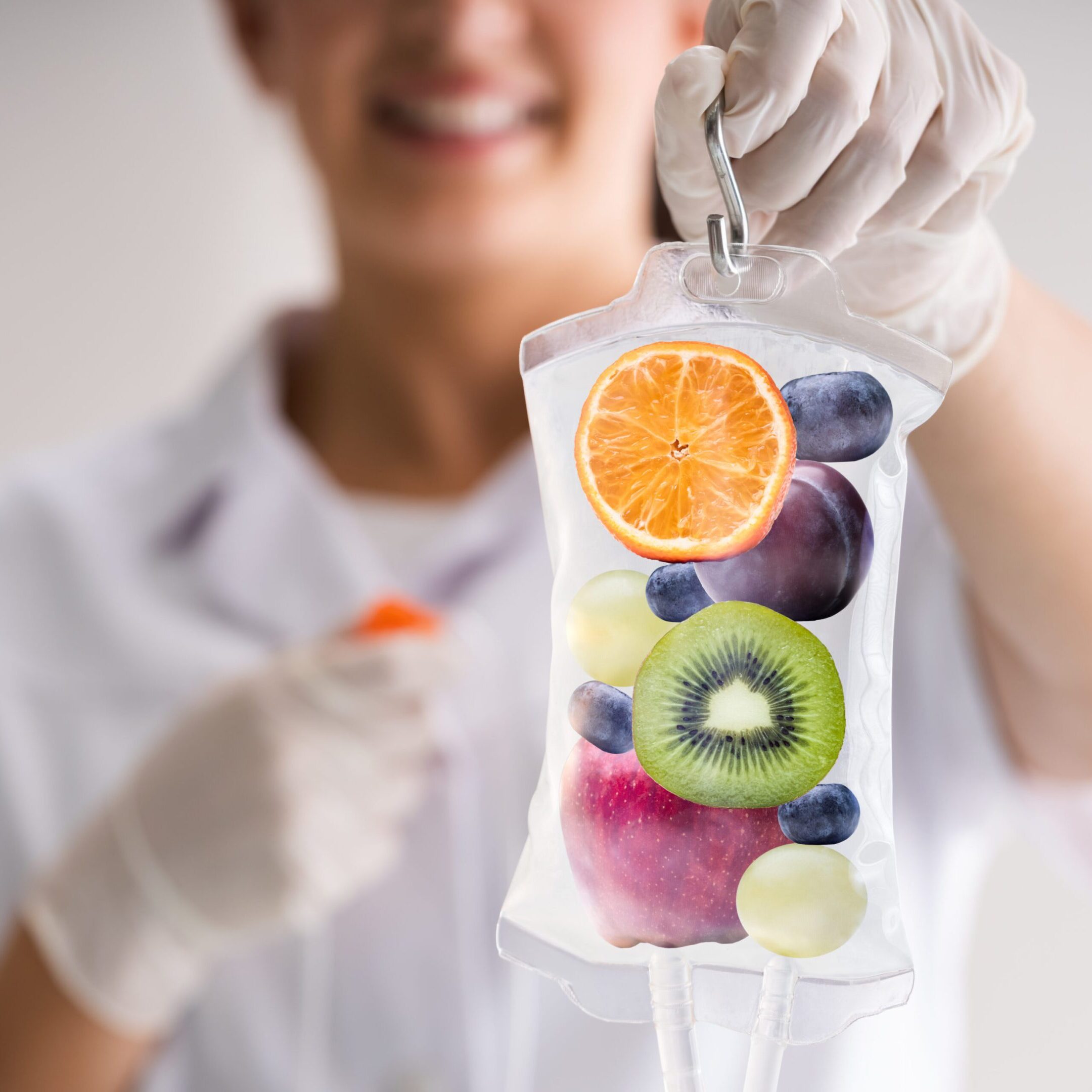 IV Drip Vitamin Infusion Therapy Saline Bag